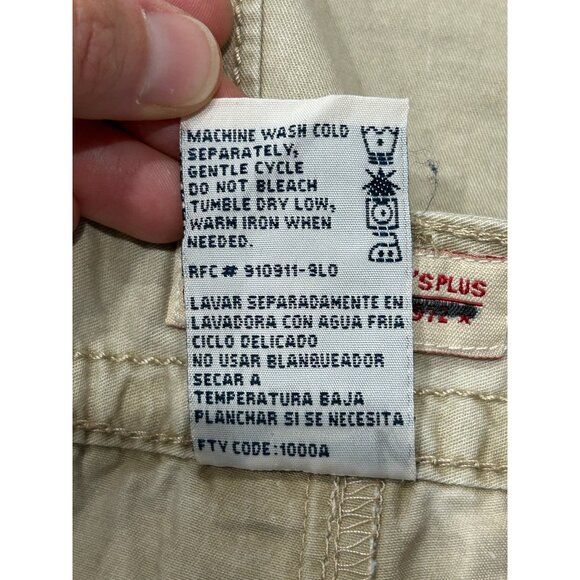 Faded Glory Womens Plus Cargo Skirt 20W Valley Tan Cotton Casual Utility Style - Picture 8 of 10